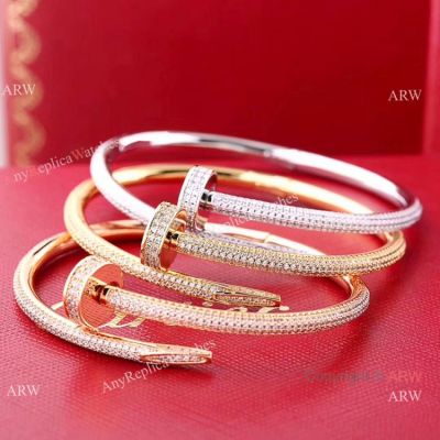 New Style Cartier Juste Un Clou Nail Diamond Bracelet for Women